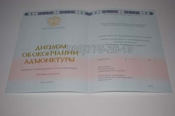 Диплом Адъюнктуры 2025г в Челябинске